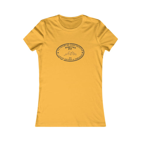 Pittsburgh Border Stamp - Women's Favorite Tee T-Shirt - YinzerShop