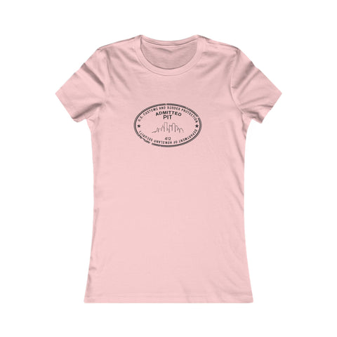Pittsburgh Border Stamp - Women's Favorite Tee T-Shirt - YinzerShop