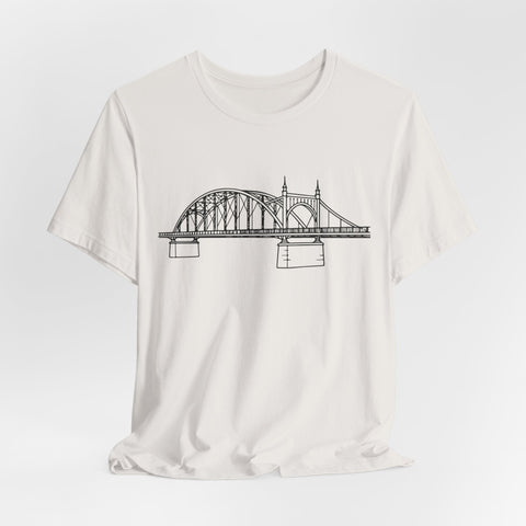 Pittsburgh Bridge Doodle - Unisex Jersey Short Sleeve Tee T-Shirt - YinzerShop