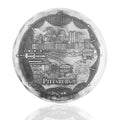 Pittsburgh Bridges Coaster – Decorative Drink Coaster with Steel City Souvenir Design - YinzerShop