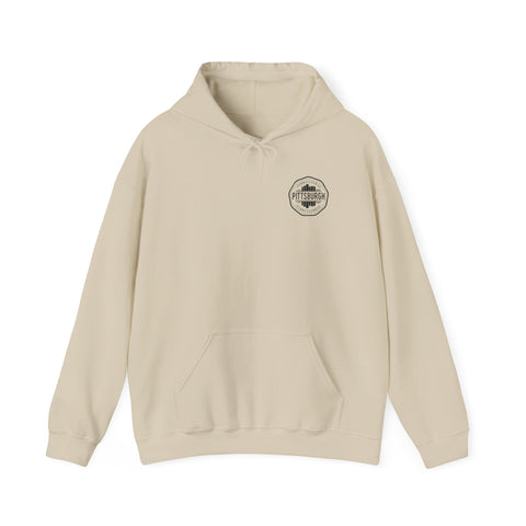 Pittsburgh Bridges Doodle - Unisex Heavy Blend™ Hooded Sweatshirt Hoodie - YinzerShop