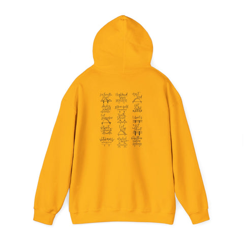 Pittsburgh Bridges Doodle - Unisex Heavy Blend™ Hooded Sweatshirt Hoodie - YinzerShop