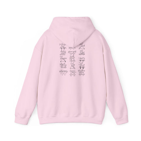 Pittsburgh Bridges Doodle - Unisex Heavy Blend™ Hooded Sweatshirt Hoodie - YinzerShop