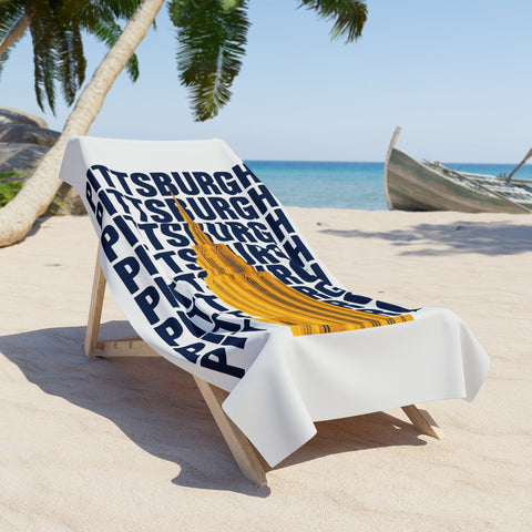 Pittsburgh Cathedral of Learning - Beach Towel Home Decor - YinzerShop
