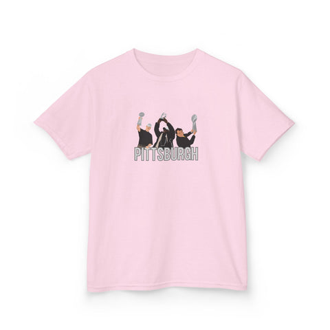Pittsburgh Champion Coaches - Kids Graphic T-Shirt Kids Apparel - YinzerShop