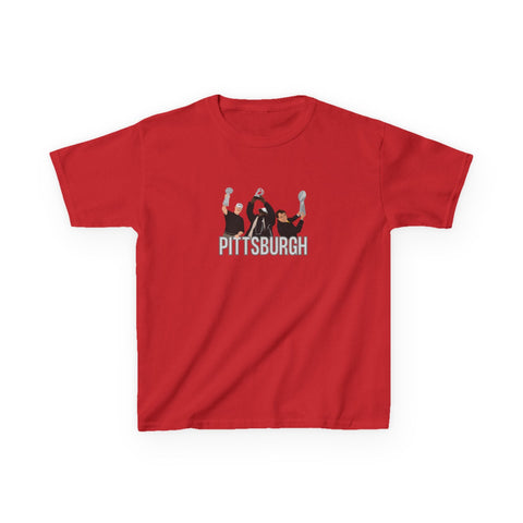 Pittsburgh Champion Coaches - Kids Graphic T-Shirt Kids Apparel - YinzerShop