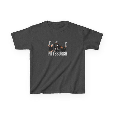 Pittsburgh Champion Coaches - Kids Graphic T-Shirt Kids Apparel - YinzerShop