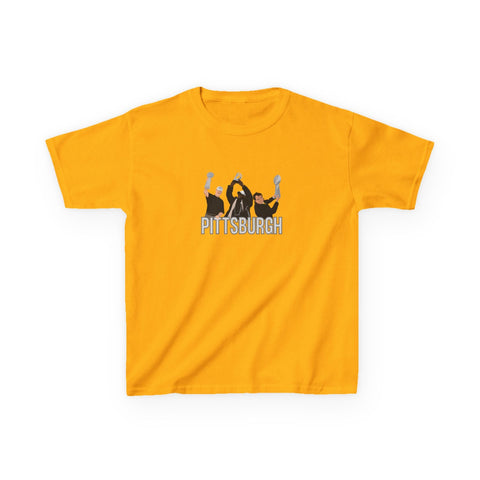 Pittsburgh Champion Coaches - Kids Graphic T-Shirt Kids Apparel - YinzerShop