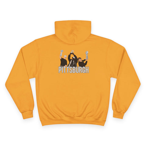 Pittsburgh Champion Coaches - Print on back - Champion Hoodie Hoodie - YinzerShop