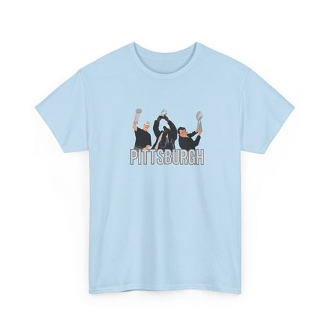 Pittsburgh Champion Coaches - Unisex Heavy Cotton Tee T-Shirt - YinzerShop