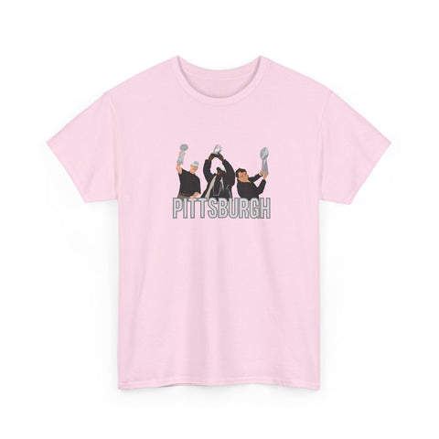 Pittsburgh Champion Coaches - Unisex Heavy Cotton Tee T-Shirt - YinzerShop