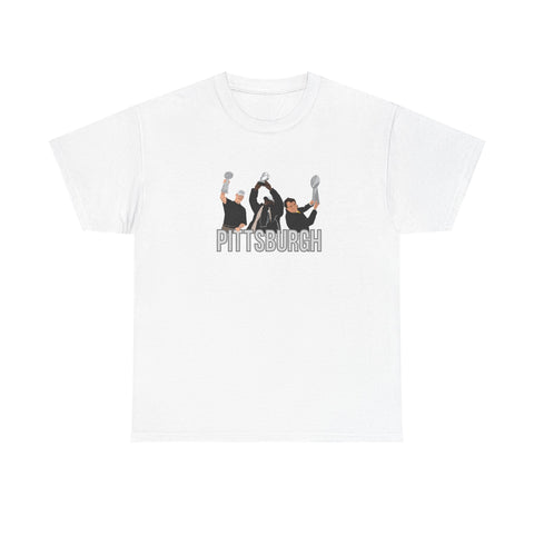 Pittsburgh Champion Coaches - Unisex Heavy Cotton Tee T-Shirt - YinzerShop