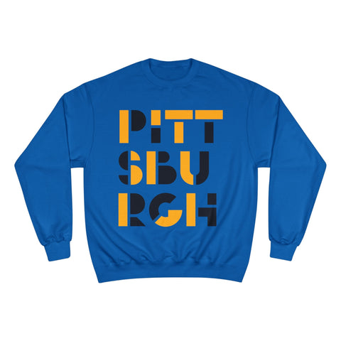 Pittsburgh City Art - Champion Sweatshirt Sweatshirt - YinzerShop