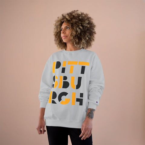Pittsburgh City Art - Champion Sweatshirt Sweatshirt - YinzerShop