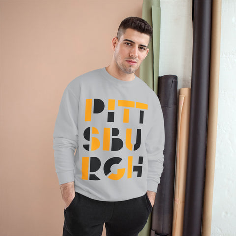 Pittsburgh City Art - Champion Sweatshirt Sweatshirt - YinzerShop
