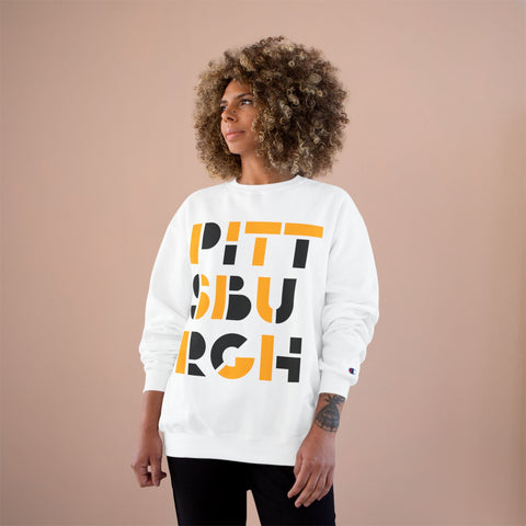 Pittsburgh City Art - Champion Sweatshirt Sweatshirt - YinzerShop