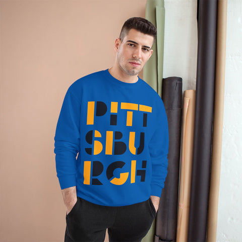 Pittsburgh City Art - Champion Sweatshirt Sweatshirt - YinzerShop