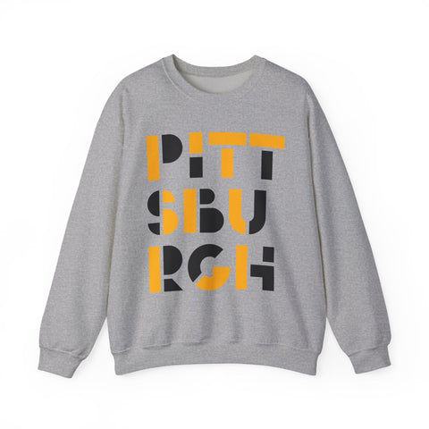 Pittsburgh City Art - Heavy Blend™ Crewneck Sweatshirt Sweatshirt - YinzerShop