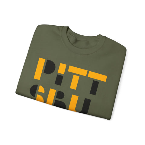 Pittsburgh City Art - Heavy Blend™ Crewneck Sweatshirt Sweatshirt - YinzerShop