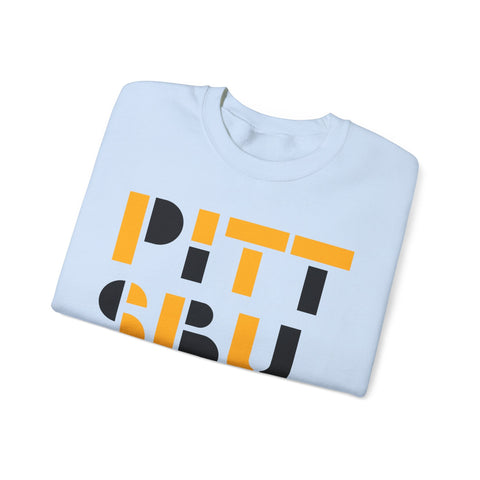 Pittsburgh City Art - Heavy Blend™ Crewneck Sweatshirt Sweatshirt - YinzerShop
