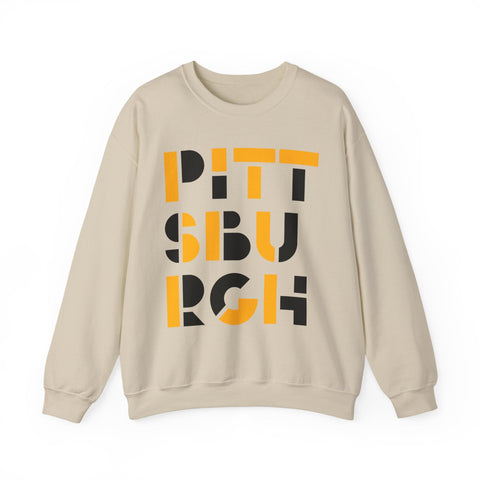 Pittsburgh City Art - Heavy Blend™ Crewneck Sweatshirt Sweatshirt - YinzerShop