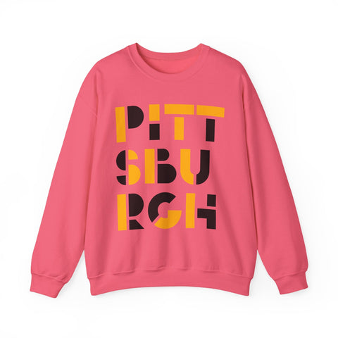 Pittsburgh City Art - Heavy Blend™ Crewneck Sweatshirt Sweatshirt - YinzerShop