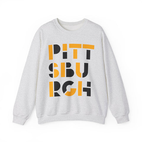 Pittsburgh City Art - Heavy Blend™ Crewneck Sweatshirt Sweatshirt - YinzerShop