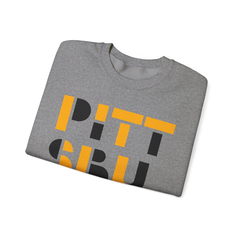 Pittsburgh City Art - Heavy Blend™ Crewneck Sweatshirt Sweatshirt - YinzerShop