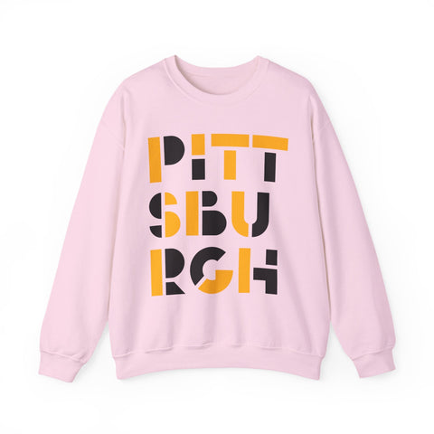 Pittsburgh City Art - Heavy Blend™ Crewneck Sweatshirt Sweatshirt - YinzerShop