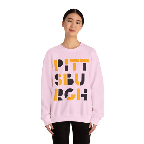 Pittsburgh City Art - Heavy Blend™ Crewneck Sweatshirt Sweatshirt - YinzerShop