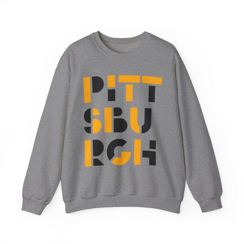Pittsburgh City Art - Heavy Blend™ Crewneck Sweatshirt Sweatshirt - YinzerShop