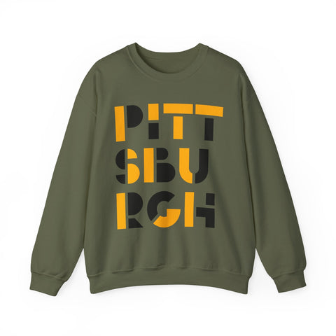 Pittsburgh City Art - Heavy Blend™ Crewneck Sweatshirt Sweatshirt - YinzerShop