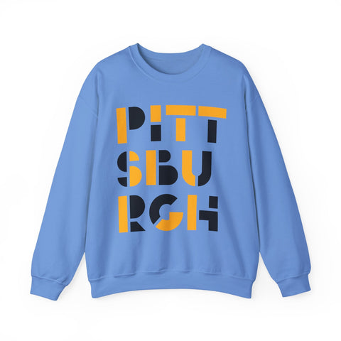 Pittsburgh City Art - Heavy Blend™ Crewneck Sweatshirt Sweatshirt - YinzerShop