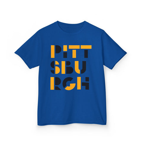 Pittsburgh City Art - Kids Graphic T-Shirt Kids Apparel - YinzerShop