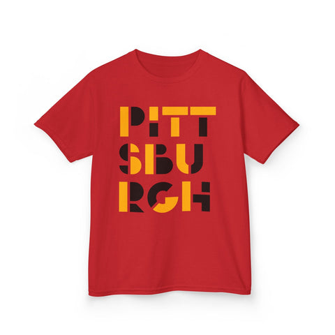 Pittsburgh City Art - Kids Graphic T-Shirt Kids Apparel - YinzerShop
