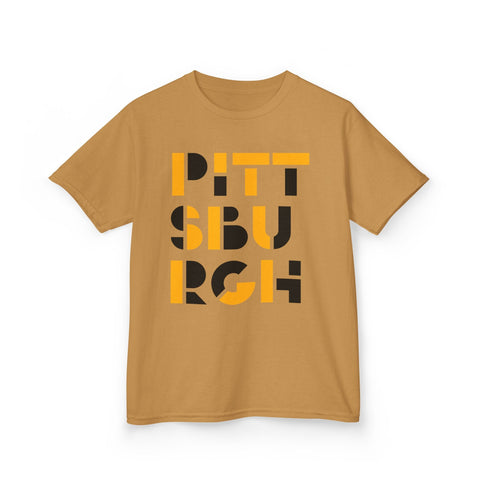 Pittsburgh City Art - Kids Graphic T-Shirt Kids Apparel - YinzerShop