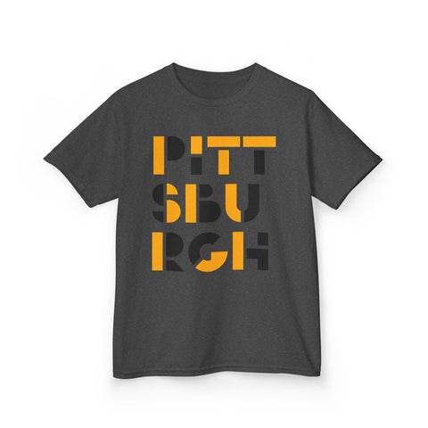 Pittsburgh City Art - Kids Graphic T-Shirt Kids Apparel - YinzerShop