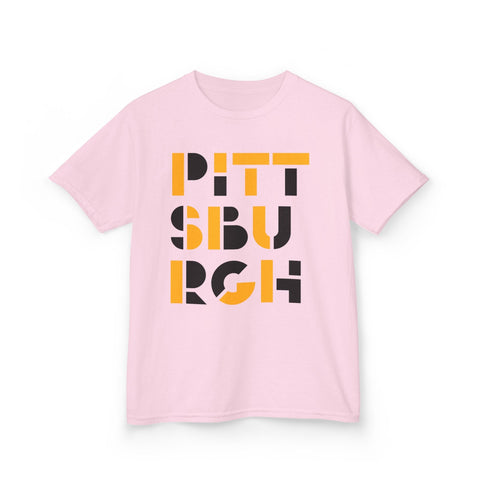 Pittsburgh City Art - Kids Graphic T-Shirt Kids Apparel - YinzerShop