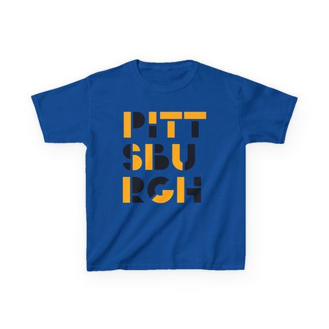 Pittsburgh City Art - Kids Graphic T-Shirt Kids Apparel - YinzerShop