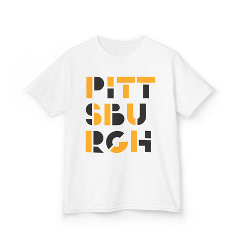 Pittsburgh City Art - Kids Graphic T-Shirt Kids Apparel - YinzerShop