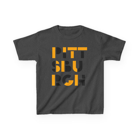 Pittsburgh City Art - Kids Graphic T-Shirt Kids Apparel - YinzerShop