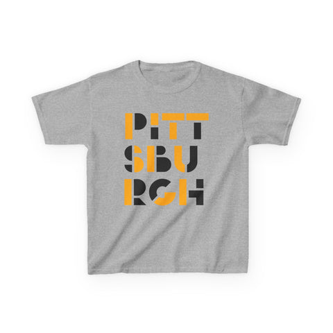 Pittsburgh City Art - Kids Graphic T-Shirt Kids Apparel - YinzerShop