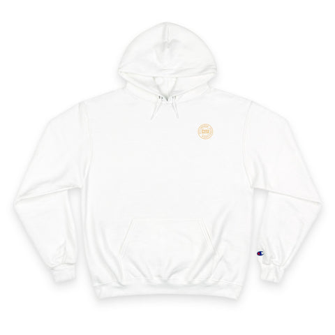 Pittsburgh City Art - Print on back - Champion Hoodie Hoodie - YinzerShop