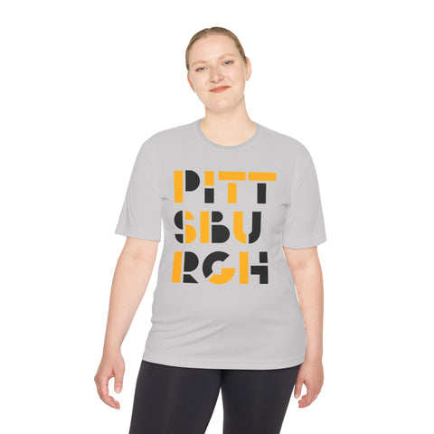 Pittsburgh City Art - Sport-Tek Unisex Moisture Wicking Tee T-Shirt - YinzerShop
