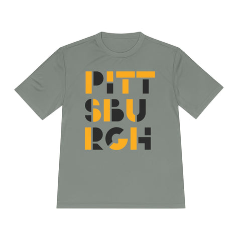 Pittsburgh City Art - Sport-Tek Unisex Moisture Wicking Tee T-Shirt - YinzerShop