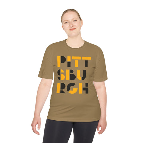 Pittsburgh City Art - Sport-Tek Unisex Moisture Wicking Tee T-Shirt - YinzerShop