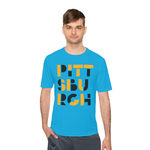 Pittsburgh City Art - Sport-Tek Unisex Moisture Wicking Tee T-Shirt - YinzerShop