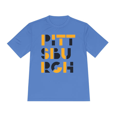 Pittsburgh City Art - Sport-Tek Unisex Moisture Wicking Tee T-Shirt - YinzerShop