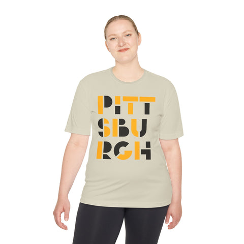Pittsburgh City Art - Sport-Tek Unisex Moisture Wicking Tee T-Shirt - YinzerShop