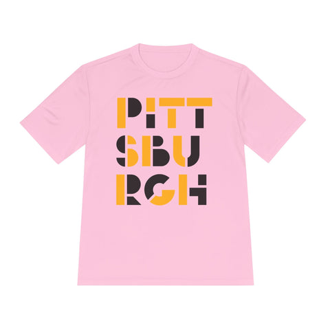 Pittsburgh City Art - Sport-Tek Unisex Moisture Wicking Tee T-Shirt - YinzerShop